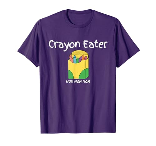 Crayon Eater Funny FPS Video Gamer Term Game Tanky Character T-Shirt