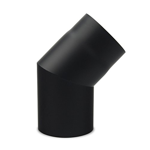 Ø 150 mm Coude à 45 ° - Noir Cover