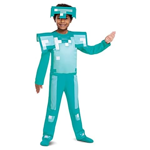 Disfraz Minecraft Niño Armadura Diamante Cover