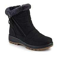 Pavers Warm Lined Twin Zip Weather Boots - Black Size 8