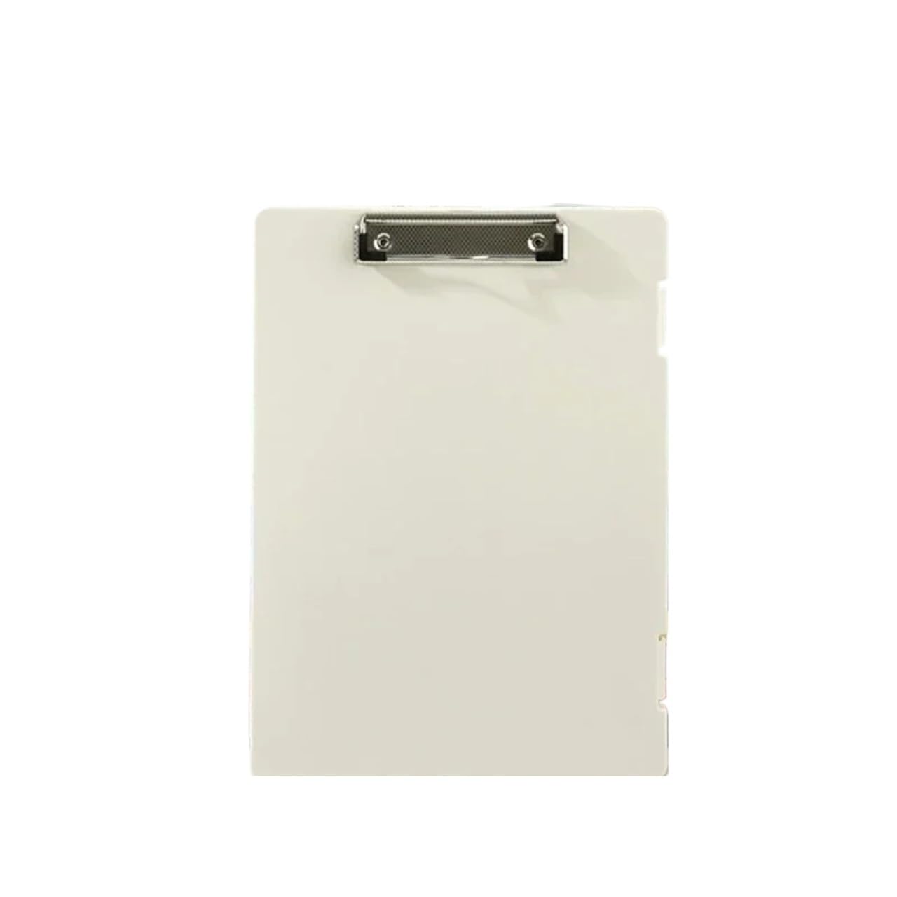 Portapapeles A4 con carpeta, suministros de Clip, tapete, portapapeles, folleto información archivo, 4 Uds Para la oficina(White)