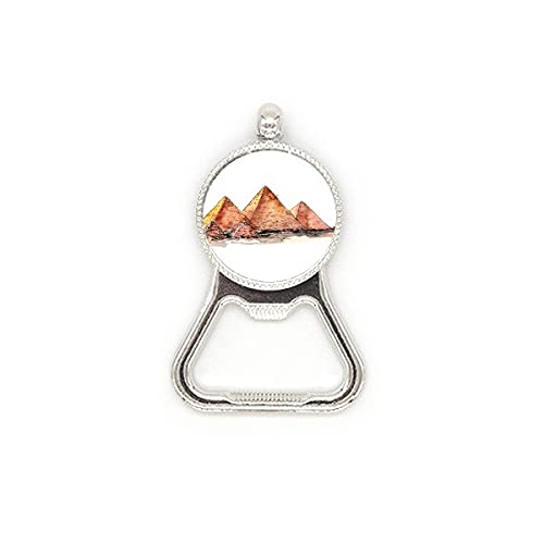 Décapsuleur acier inoxydable design pyramide égyptienne art déco - 2