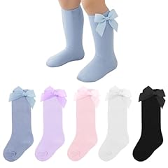 5 Pairs-light Blue,lavender,pink,white,black