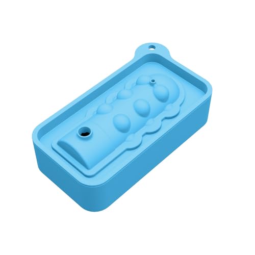 3D Whiskey Ice Cubes Mold, Funny Shape Ice Cube Tray with Funnel, Party Ice Molds for Cocktails, Bourbon, Brandy, Prank Gifts for Women, Men
