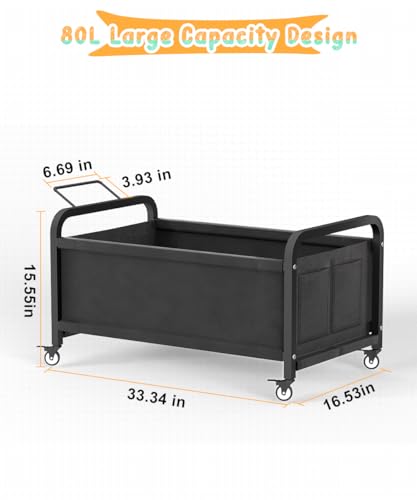 Ardier ADR-WJC-HH 80L Large Kids Toy Box thumb #4