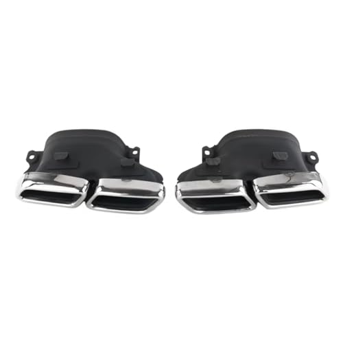 Embout de pot d'échappement en acier inox look AMG pour GLE63 GLS63 15-17