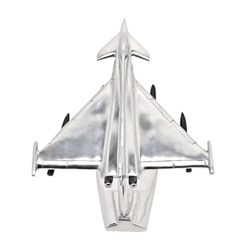Avión de aluminio fundido modelo militar Typhoon Jet de 9 pulgadas con base Harvey Makin 5