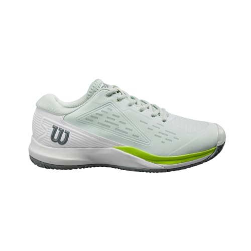 Wilson Women's Rush Pro Ace Clay Tennis Shoes, Opal Blue White Jasmine Green, 6 UK