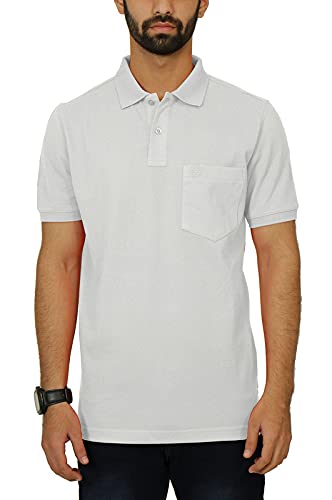 Image of Celsius Men's Half Sleeve Classic Solid Pique Polo with Pocket