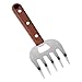 Artigli BBQ per triturare la carne Ergonomico | Trituratore di pollo Artigli | Forchetta in Acciaio Inox Spessa per Cucinare Manzo Papà Barbecue Padre Ristorante Pollo immagine