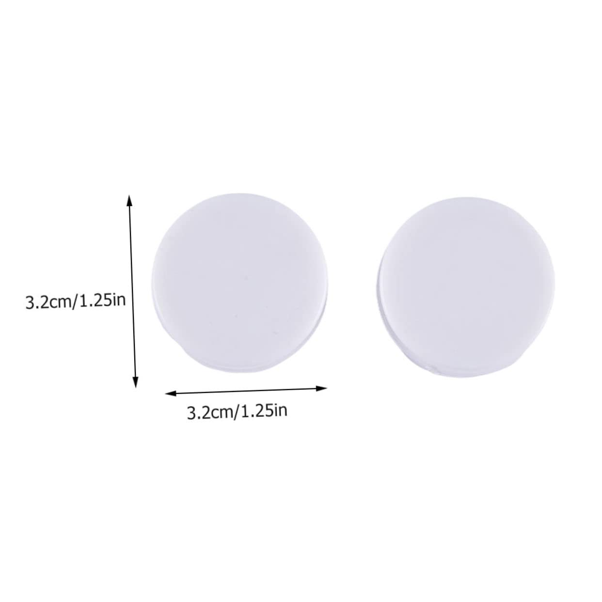 PLAFOPE 100Pcs Rattle Ring Boxes for Plush Dolls Built in Accessories Lightweight Rattle Noise Maker Insert for Sensory Play and Replacement