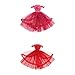 F Fityle Abito Senza Spalline per Bambole in 2 Pezzi per Abiti da Bambola Blythe da 1/6