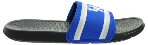 Image of FOCO NCAA Printed Team Logo and Color Stripes Comfortable Slide Sandals
