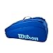 WILSON Ultra V5 Tour Tennis Racket Bag - Blue, Holds up to 3 Rackets