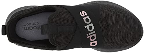 Adidas Womens Puremotion Adapt Running Shoe, Black/Black/Iridescent, 7.5 Us #TOP4