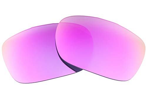 LenzFlip Oakley TwoFace 交換レンズ 偏光 (Gray Polarized with Pink Mirror)