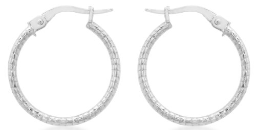 Boucles d'oreilles or blanc femme 9 carats 375/1000 Carissima 5.53.3739 bijou tendance