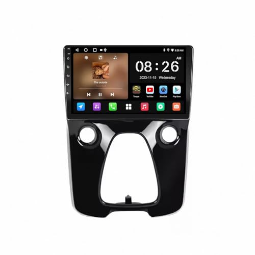 Autoradio Peugeot 108 connecté pour voyager en musique avec navigation GPS et Carplay