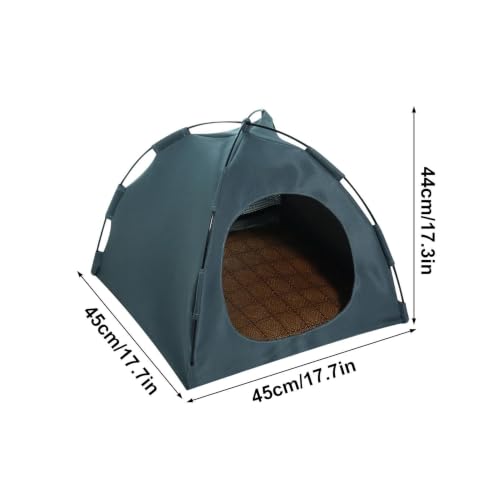Tienda de campaña para gatos plegable para evitar el calor en el patio 5