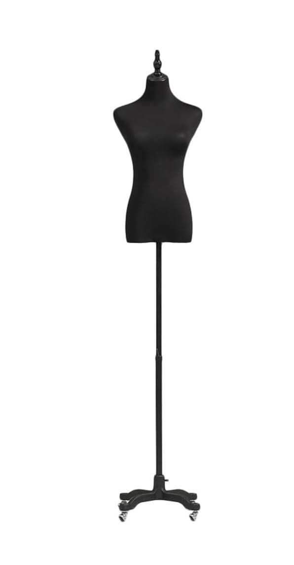 Maniquí de vestido para mujer fijable con alfileres y base móvil estable