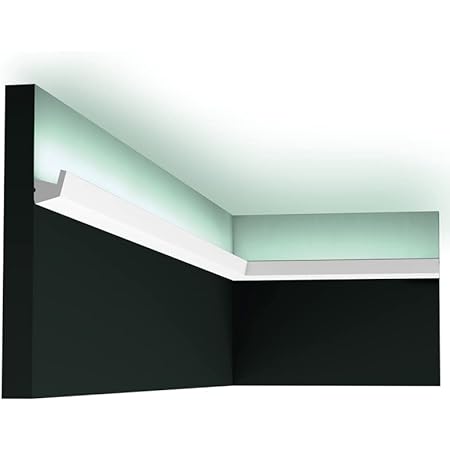 CX189F Flexible Corniche pour éclairage indirect Orac Decor - 2,7x2,7x200cm (h x p x L) - moulure décorative polymère