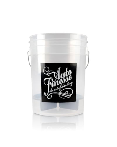 Auto Finesse Professional Car Detailing Bucket | Large 20-Litre Capacity Heavy-Duty Wash Bucket | Industrial Grade Plastic with Dirt Guard | Iconic Logo Branding for Professional Car Care