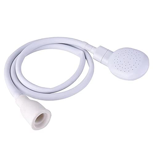 Pet Monastry® Portable Sink Hose Faucet Sprayer, Pet Faucet Sprayer, Shampoo Sprayer, Suitable for Washing Hair, Washing Pets and Cleaning Tub – White (Size - 39 Inch) 4