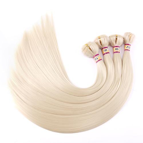 ZHENLISI Honey Blonde Silky Straight Synthetic...