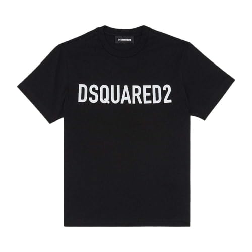 Image of DSQUARED2 Kids DQ1832 Short Sleeve T-Shirt 12 Years Black