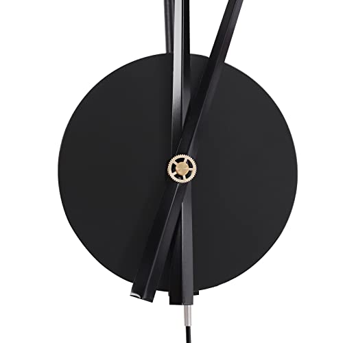 Reloj de pared grande con péndulo y diseño moderno, 20 pulgadas miniatura 3