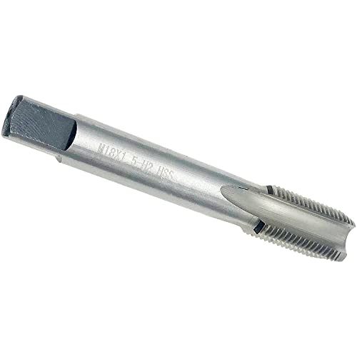 M18 X 1.5 Thread Tap RH HSS M18X1.5mm Right Hand High Speed Steel Machine M18X 1.5 Straight Fluted Tap