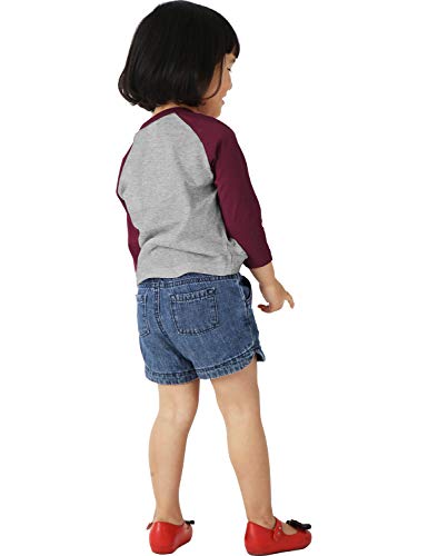 Ma Croix Infants & Juniors 3/4 Raglan Sleeve Baseball Shirt Slim Comfort Fit Jersey Kids Toddlers Tee4