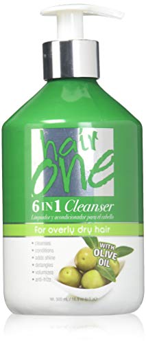 Hair One 6 in 1 Cleanser, Olive, 16.9 Fluid Ounce