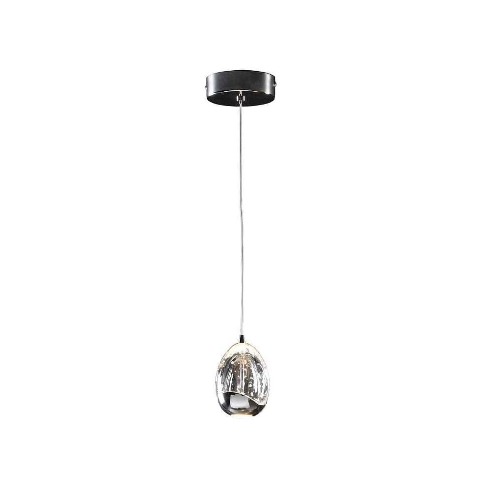 Schuller Valencia Led Pendant Light Rocio, 1-Bulb, Metal, Glass, Chrome