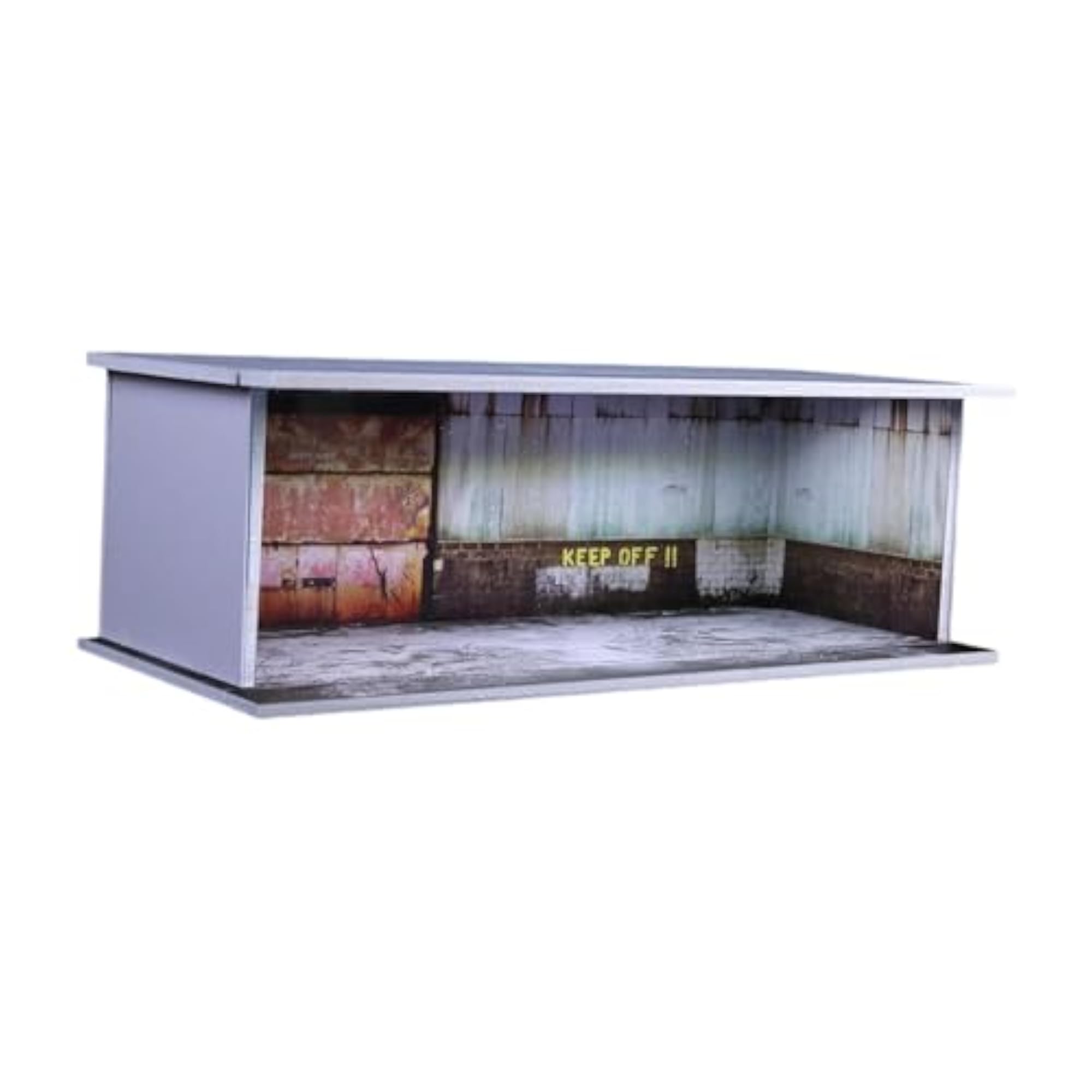 1:64 Scale Car Garage Model with LED Background