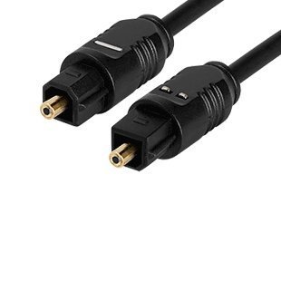 Digital Optical Fiber Audio Cable Toslink DTS, Dolby, PCM, for Home Theater Digital Optical Audio Cable (S/PDIF) Optic Fiber Dolby DTS Home Theater Xbox PlayStation (12 FT, Black)