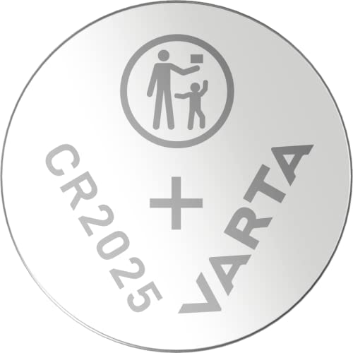 VARTA Batterien Knopfzellen CR2025, 5 Stück, Power on Demand, Lithium Coin, 3V, kindersichere Verpackung, für elektronische Kleingeräte - Autoschlüssel, Fernbedienungen, Waagen 2