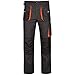 Produktbild DINOZAVR Atlas Herren Arbeitshose Bundhose/Cargohose - strapazierfähig - Dunkelgrau/Schwarz/Orange 2XL