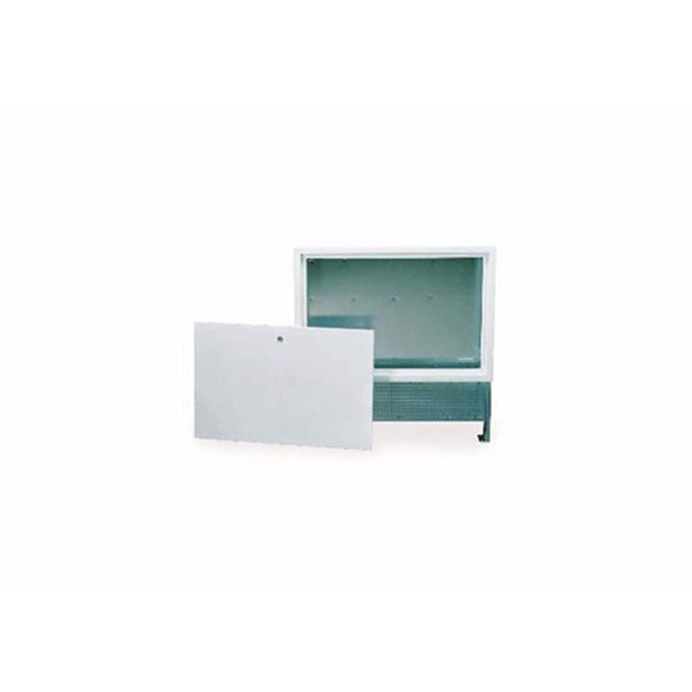 Caja de acero blanca para colectores 500 x 720 x 90 mm