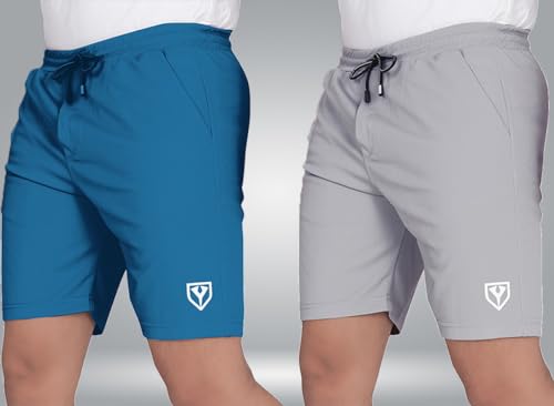 Image of Septem Men's Lycra Blend Shorts with Stylish Design Comfortable & Versatile Active Sports Wear Combo Pack