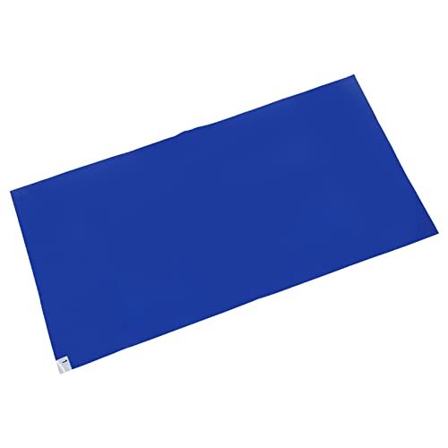 10 Stück Reinraum-Klebematte, Blau, 30 Schichten, Hochviskoser Klebstoff, 45,7 X 91,4 Cm, Einfach zu Verwenden, Entfernt Schmutz und Staub, für Labore