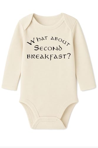 What About Second Breakfast Onesie® - 100% Cotton -Cream Color
