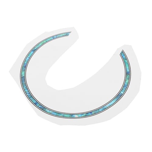 ULDIGI Guitar Sound Hole Decal Sound Ring Sticker for Acoustic Guitar Self-adhesive Inlay Decal