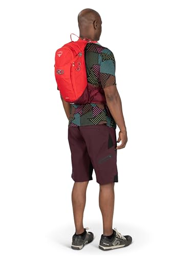 Osprey Siskin 12L Men's Biking Backpack with Hydraulics Reservoir, Black - Image 12