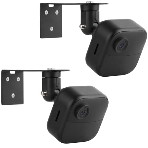 Image of 2Pack Adjustable Camera Mount for Blink Outdoor 4 (4th Gen) /(3rd Gen) XT3 /Blink XT /XT2 /Blink Mini for Outside,No Drill VHB Stick On or Screws Two Ways Installation,Wall Mount Bracket for Blink Camera