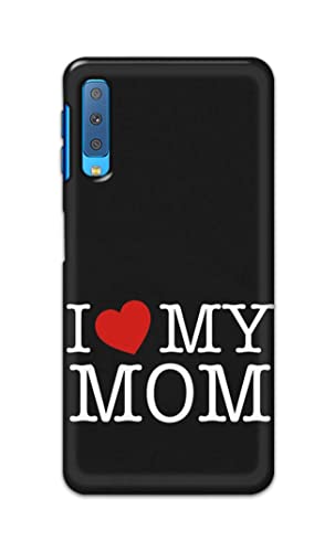 Image of PRINTFIDAA I Love My Mom Hard Back Cover for Samsung Galaxy A7 (2018), SM-A750F /DS, SM-A750G, SM-A750FN /DS Back Cover -(P6) KAT1006