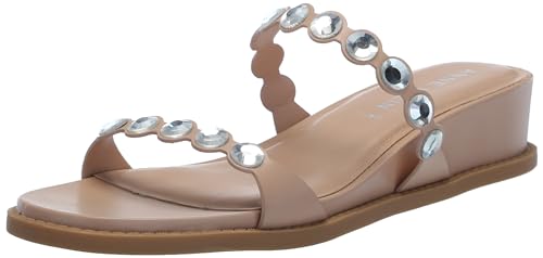 Anne Klein Blair Chausson Femme en velours noir élégant pour l'intérieur