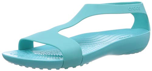 crocs Serena Sandal W, Zapatos de Playa y Piscina para Mujer, Azul (Pool 40m), 34/35 EU