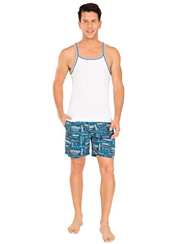 Image of Jockey US57 Men Super Combed Mercerized Cotton Woven Printed Boxer Shorts with Side Pockets (Prints May Vary)
