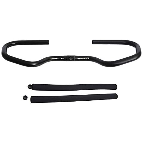 UPANBIKE Bike Butterfly Handlebar with Sponge Grips for Trekking Cycling Bike Road Bicycle (φ31.8mm) Cover